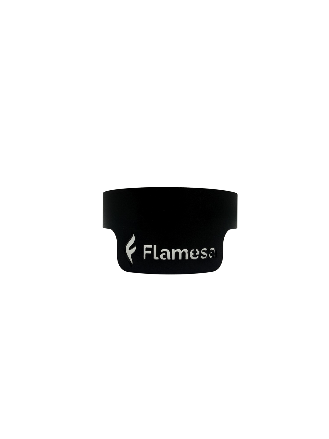 Glassrørholder med logo | Flare & Lumina pelletsdrevne terrassevarmere | Flamesa®