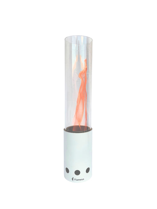 Flamesa Pyra – Hvit bordmodell (pellet) bålpanne