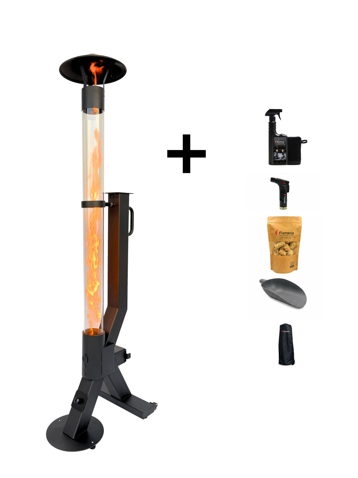Pelletovn Flamesa® Flare startsett inkl. tilbehør