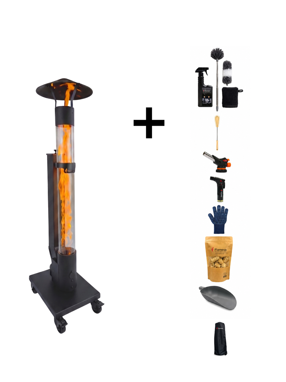 Pelletovn Flamesa® Avara komplett sett inkl. tilbehør