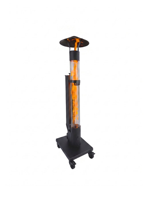 Flamesa® Avara – Kompakt terrassevarmer med pellets