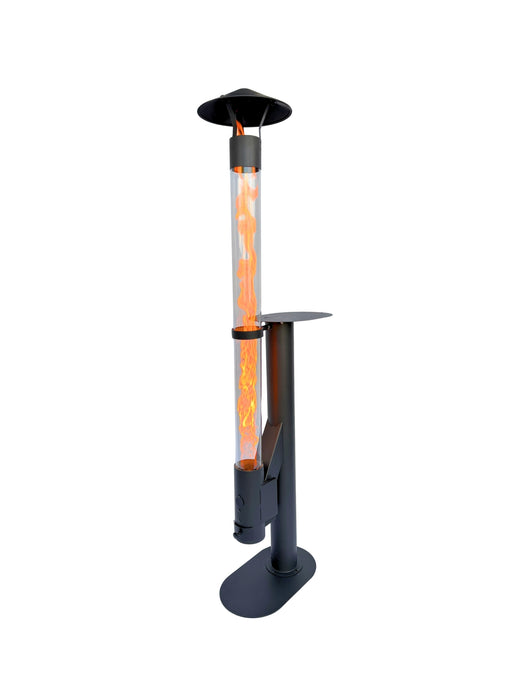 Flamesa® Lumina – Terrassevarmer med pellets og bord
