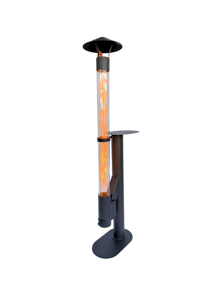 Flamesa® Lumina – Terrassevarmer med pellets og bord