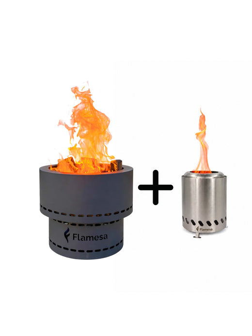 Flamesa® Flame – Røykfri bålpanne med pellets