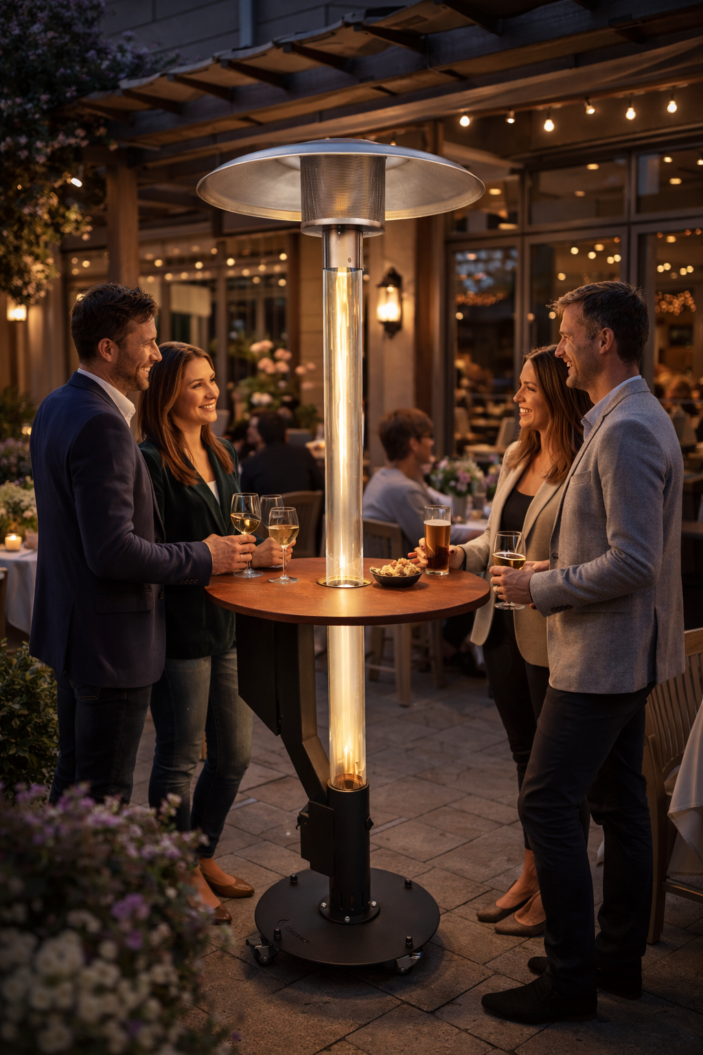 terrassevarmer pellets – produktfoto